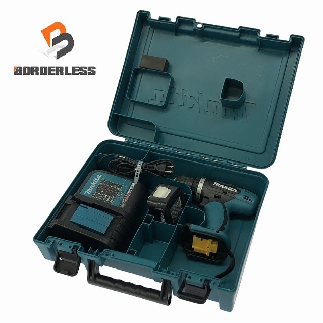比較的綺麗ですmakita マキタ 14.4V 充電式ドライバドリル DF370D バッテリー1個(14.4V 1.5Ah)充電器 ケース付 締め付け 101453