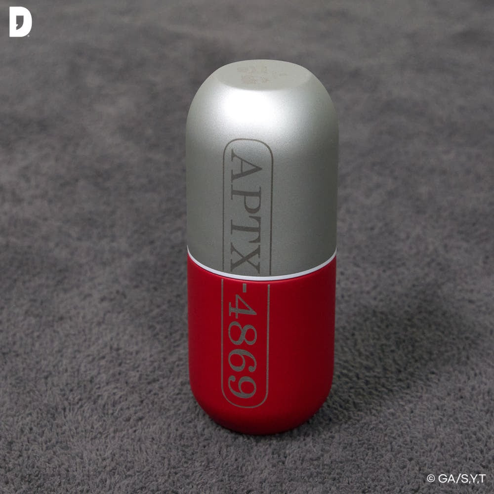 [名探偵コナン] アポトキシン 4869 くすり型 タンブラー (ステンレス) / 명탐정 코난 아포톡신 4869 알약 텀블러 (스테인레스) / 韓国限定