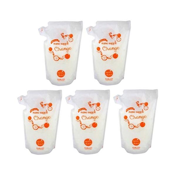 ナノサプリ エッセンスコンディショナー オレンジ 800ml 詰替え用 X5個セット