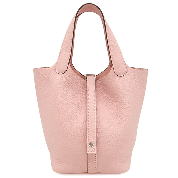 エルメス HERMES ハンドバッグ ピコタンロックPM トリヨンクレマンス ローズサクラ シルバー金具 新品 未使用 W刻印（2024年製） 【箱】【中古】