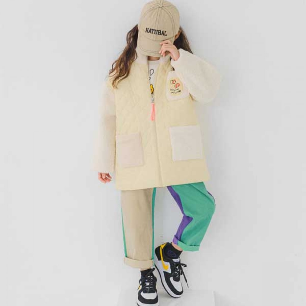 アイラブジェイ G. アイコン ミックス パディング ジャケット JUEOU05