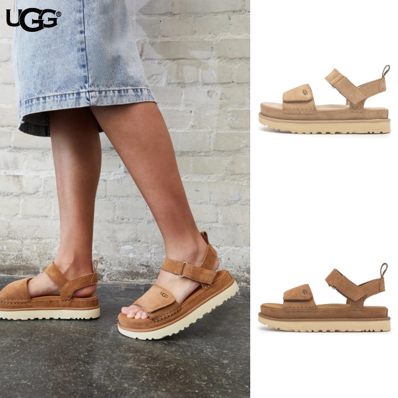 UGG Goldenstar SLIDE SANDAL / アグ ゴールデンスター 厚底 サンダル 2色