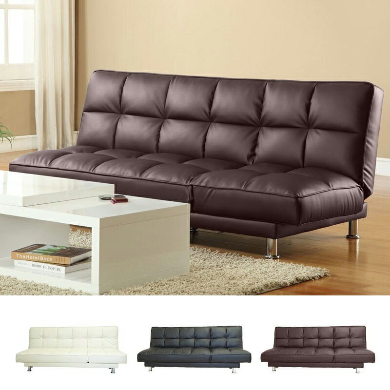 ソファーベッド -Mettere-メッテレNB-104 合成皮革 ブラウン