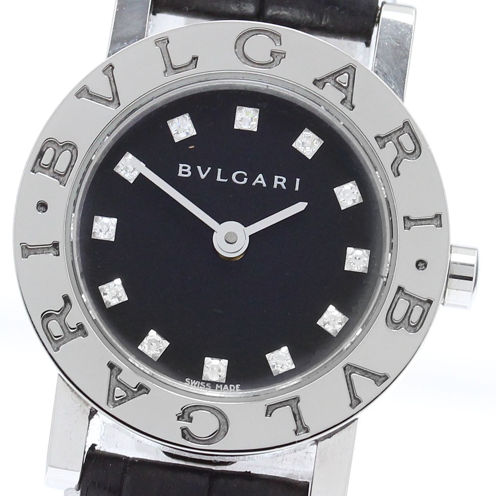 ブルガリ BVLGARI BB23SL ブルガリブルガリ 12Pダイヤ クォーツ レディース _867266【中古】