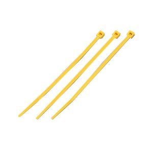 （まとめ）結束バンド ケーブルタイ（カラー） 長さ100mm/100本入10セット イエロー（黄） マーベル MCT-100YW