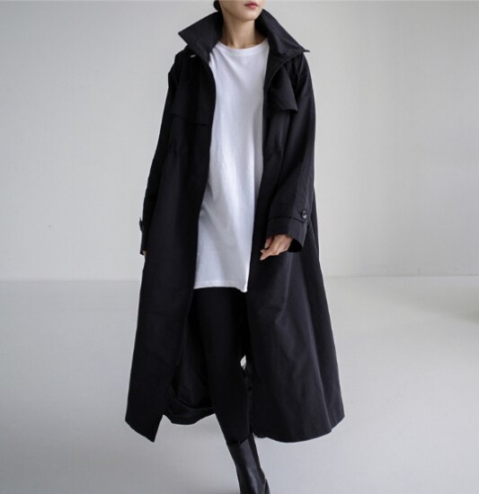 【取寄：納期2週間】ロングコート Aラインコート レディース ブラック 冬 大人 通勤 マキシ丈 アウター エレガント 上品 大人 Aライン 無地 30代 40代 大きいサイズ ロングコート Aライン