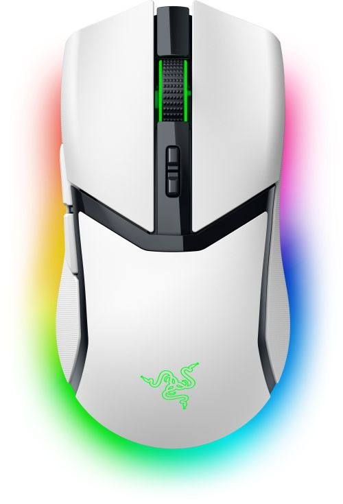 Razer 【国内正規品】RGB対応 高性能小型ワイヤレスマウス Cobra Pro (White Edition) RZ0104660200R3A1
