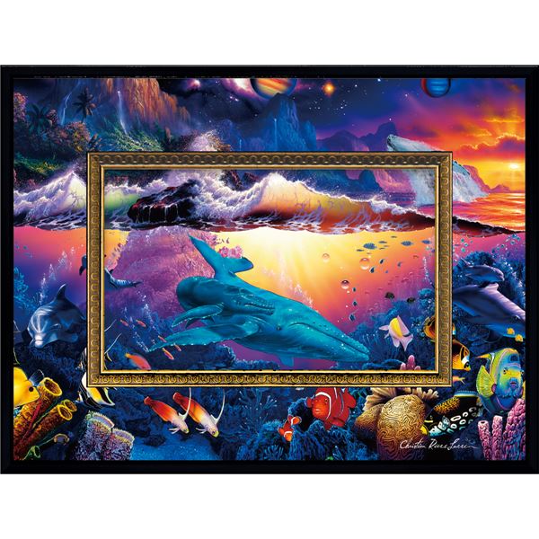 ユーパワー クリスチャン/リース/ラッセン ビッグアート Sサイズ 「ギャラクシー オブ ライフ3」 5,688円