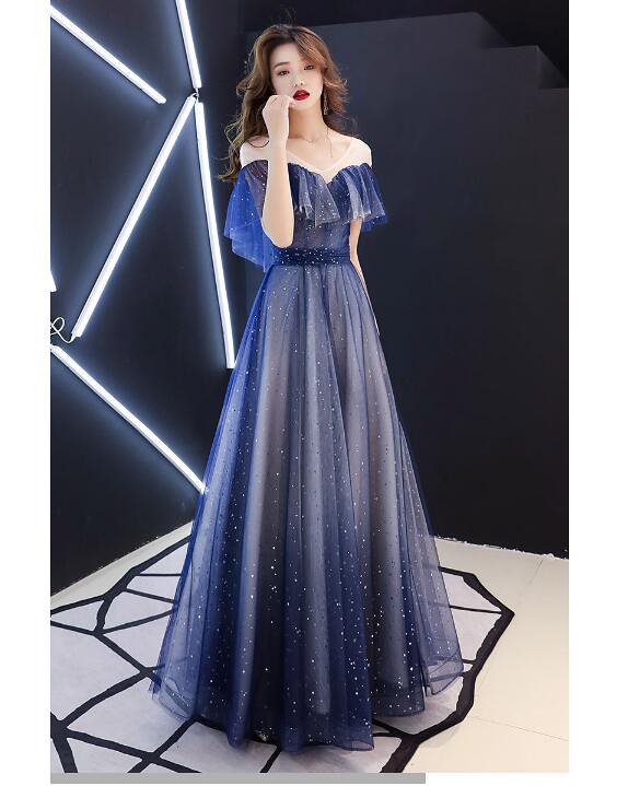 Aライン オフショルダー ロングドレス 結婚式 二次会 マキシワンピース パーティードレス 卒入式