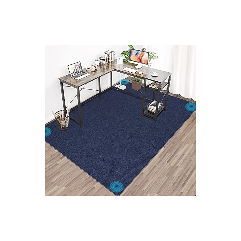 チェアマット デスク 下 マット【大判サイズ130 160cm 】Hriiiyaダイニングマットフロアマット椅子 マットフローリングマット 床保護マット チェア マットゲーム マット 椅子 ずれない 5,329円