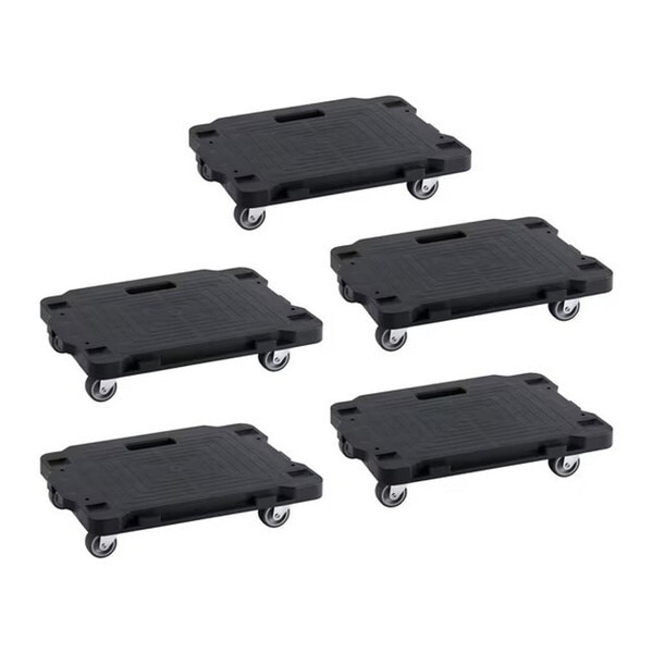 RMH-5ブラック [連結ミニ平台車 5台セット] メーカー直送