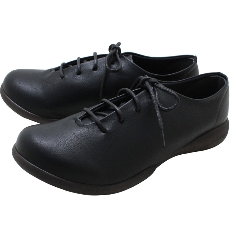 レースアップカジュアルシューズ カジュアルシューズ W (r071a-blk)