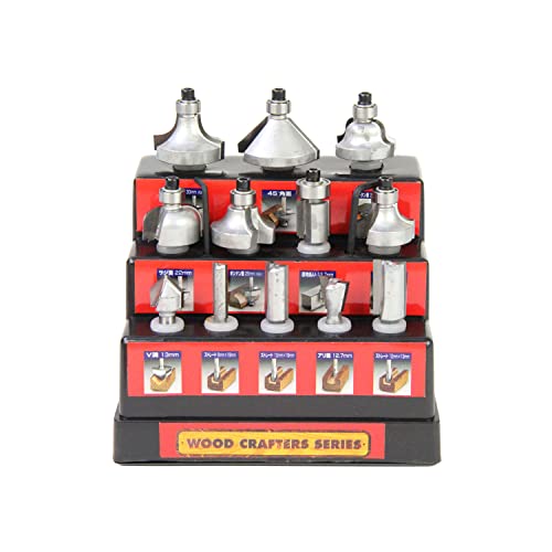 ウッドクラフター 超硬ルータービットセット 12本組 TRB-12S 6,278円