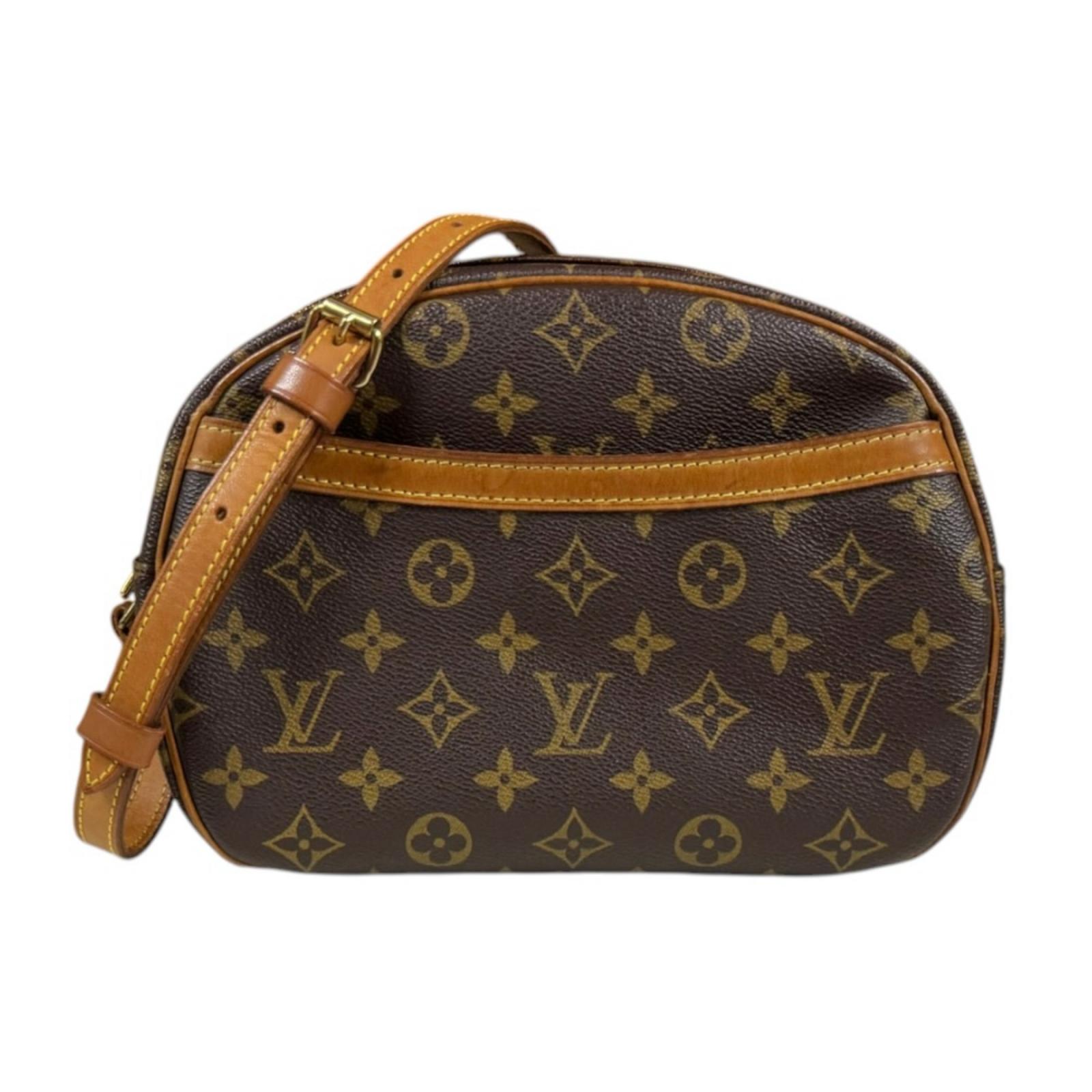 ルイヴィトン ブロワ モノグラム ショルダーバッグ モノグラムキャンバス M51221 ブラウン LOUIS VUITTON 中古