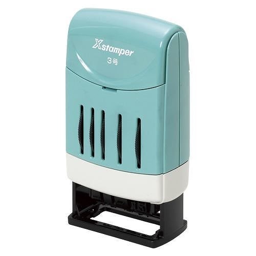 （まとめ買い）Xスタンパー回転日付印欧文日付3号 XNDB-3/H-K 00005381 [x3]