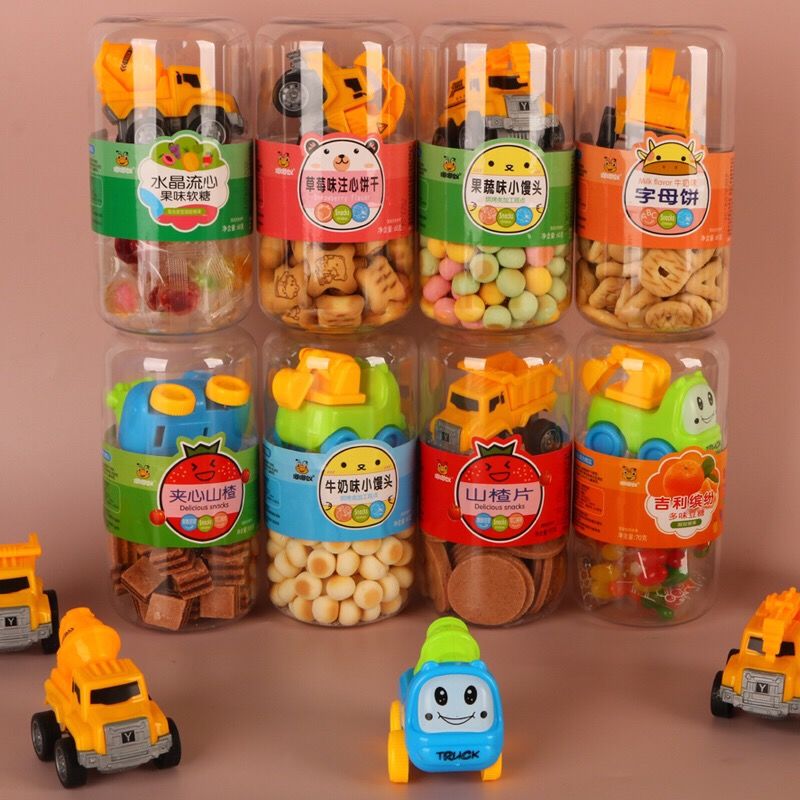 ボトル入りキャンディービスケットサンザシコンビスナック こどもの日 こどもの日ギフト 幼稚園 誕生日