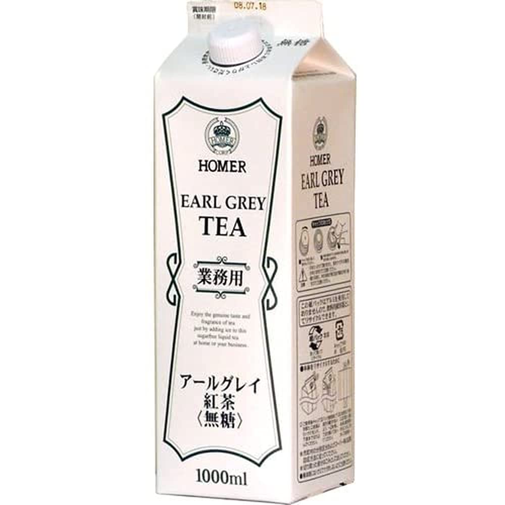 Qoo10最安値挑戦 HOMER(ホーマー) UCC紅茶 アールグレイ 無糖 紙パック 1000ml×12本