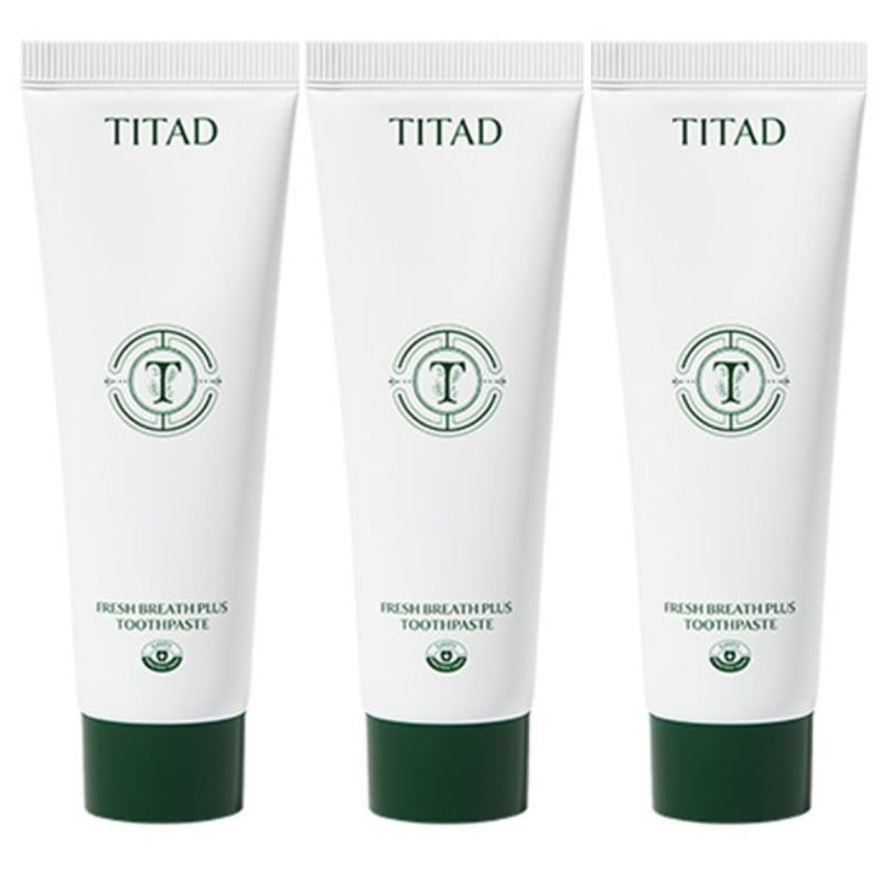 [TITAD] チタッドフレッシュブレスプラス歯磨き粉（フッ素含有）100g*3個