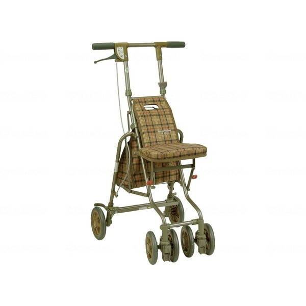 島製作所 サニーウォーカーAW-III CLブラウン メーカー直送介護用品