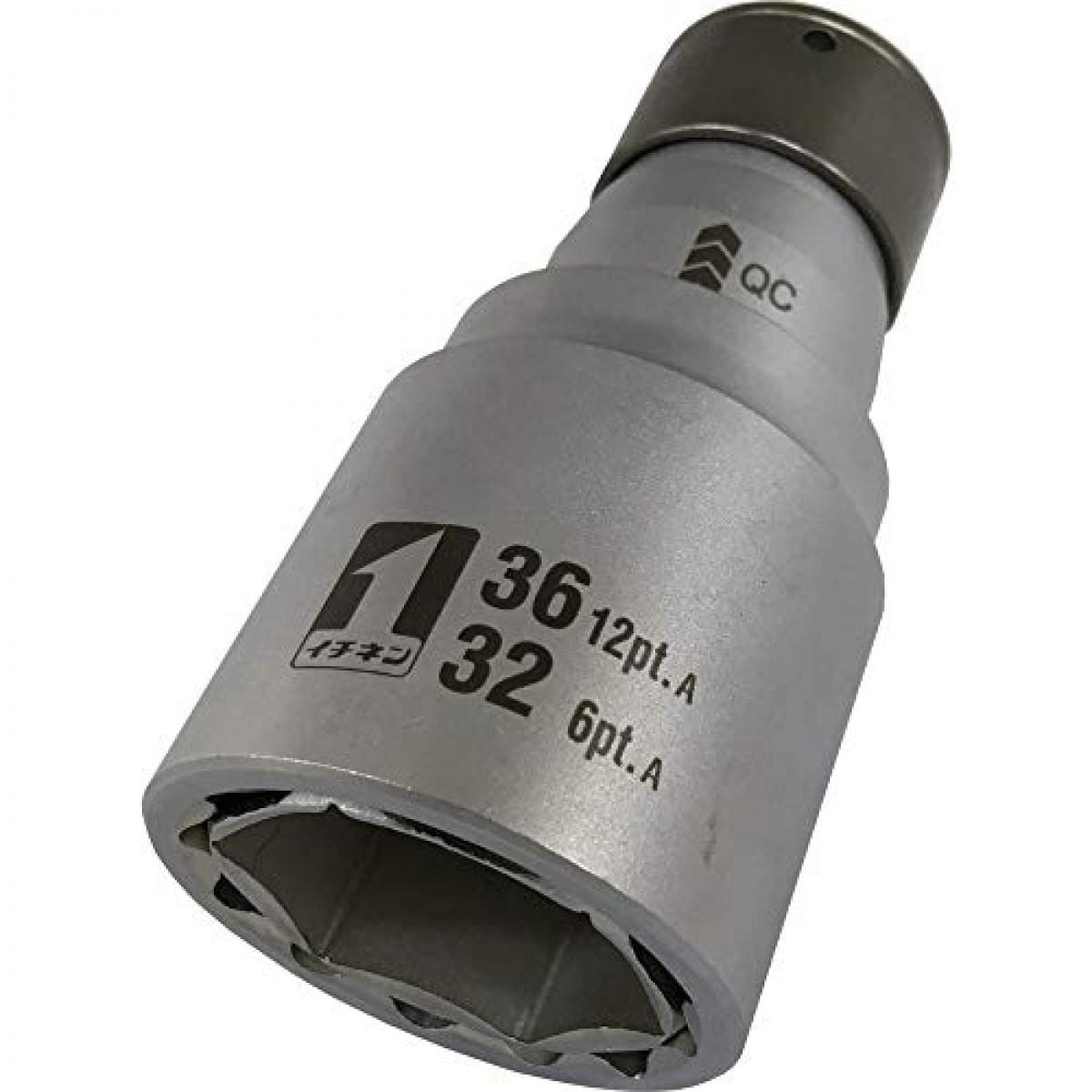 イチネンアクセス MUST TOOL(マストツール) ソケット IM-4W3236O-612K QCソケット ダブル 32/36 6/12角 19828 差込角:12.7mm(4分) 4,704円