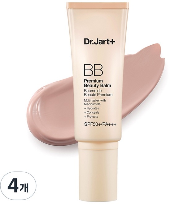 BBクリーム SPF50+ PA+++ 40ml フェアライト 4個セット メイク下地 トーンアップ カバー力 ナチュラル仕上げ 韓国コスメ 大容量