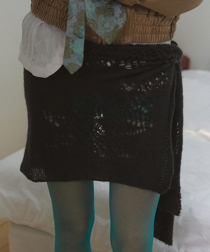 NFF flone multi shawl charcoal フローネマルチショール チャコール 韓国ファッション