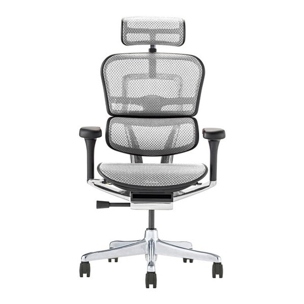 関家具 445407 EHP2-HAM-DR-BF-WH ブラックフレーム×ホワイト 高機能チェア (エルゴヒューマン プロ2 ハイタイプ) メーカー直送 76,705円