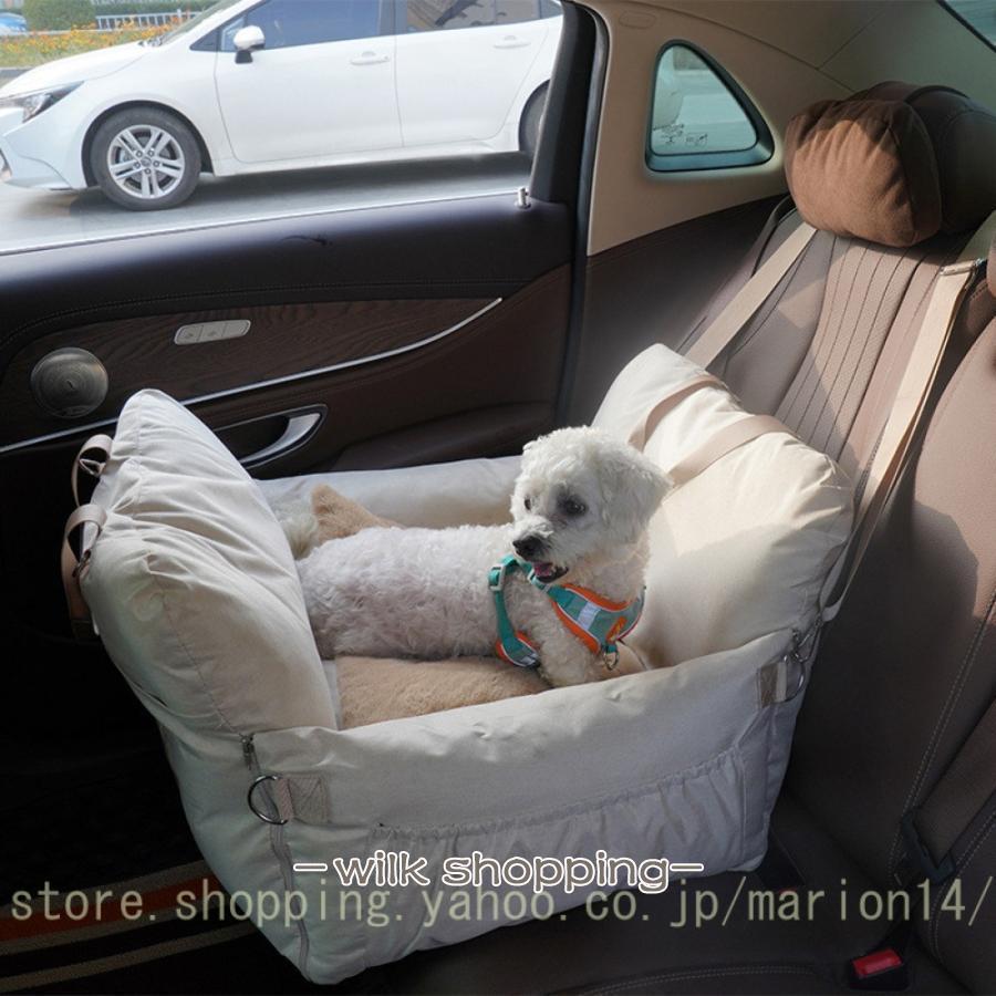 ドライブキャリー ベッド 中型犬 小型犬 ペット 犬 車 ドライブボックス キャリーバッグ ドライブベッド 車用ペットシート ペットソファ 6,026円