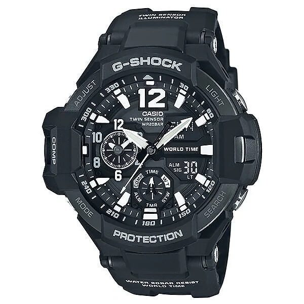 取寄品 正規品 CASIO腕時計 カシオ G-SHOCK ジーショック アナデジ GA-1100-1AJF 23,235円