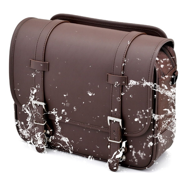 D48400Henly Begins サイドバッグ 12L インナー防水 DHS-57 プレーン/ブラウンアクセサリー