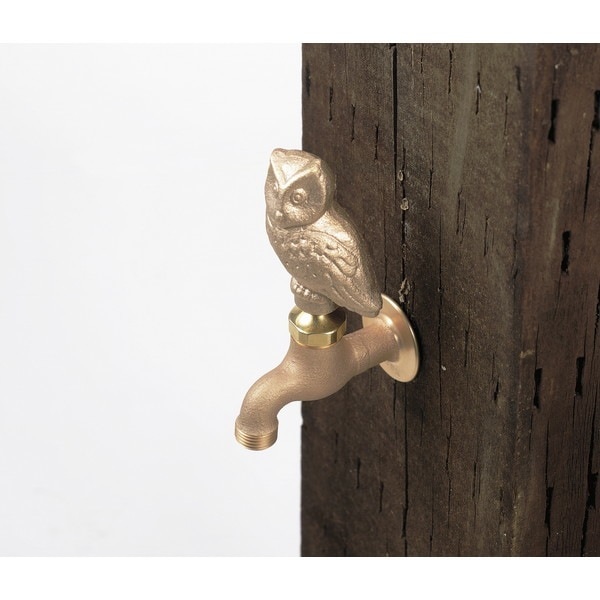 K126E ガーデニング水栓 フクロウ付