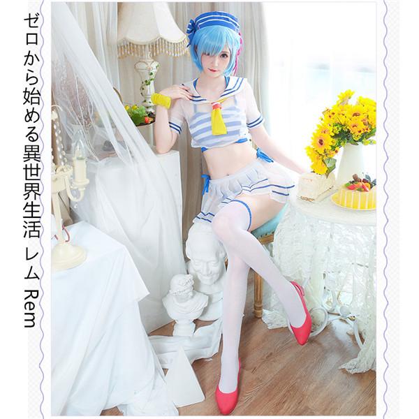 コスプレ衣装 コスプレ水着 ゼロから始める異世界生活 レム ビキニ 活動 仮装 ウィッグ 追加可能