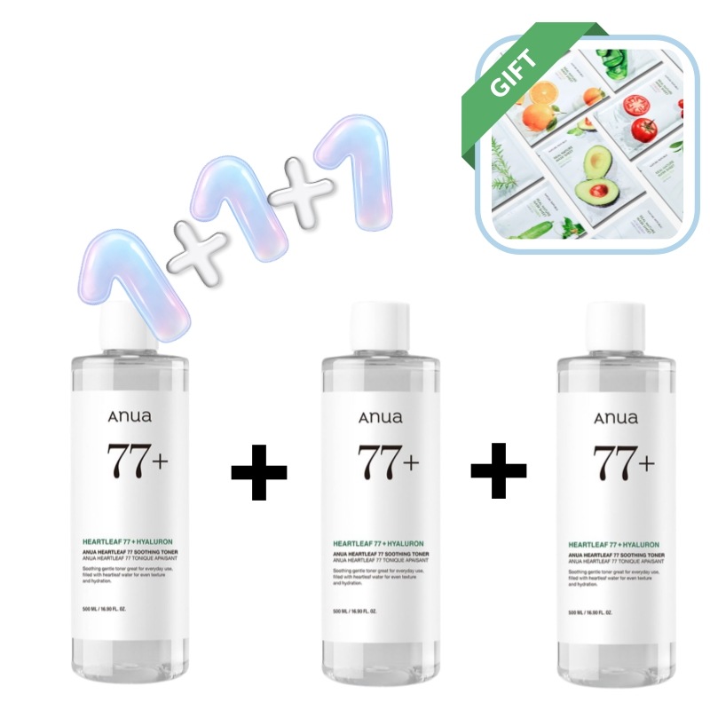 【3本セット】ドクダミ77％スージングトナー500ml敏感肌・毛穴・うるおいケア・韓国コスメ・化粧水・大容量・スキンケア・保湿・低刺激・人気・セット割