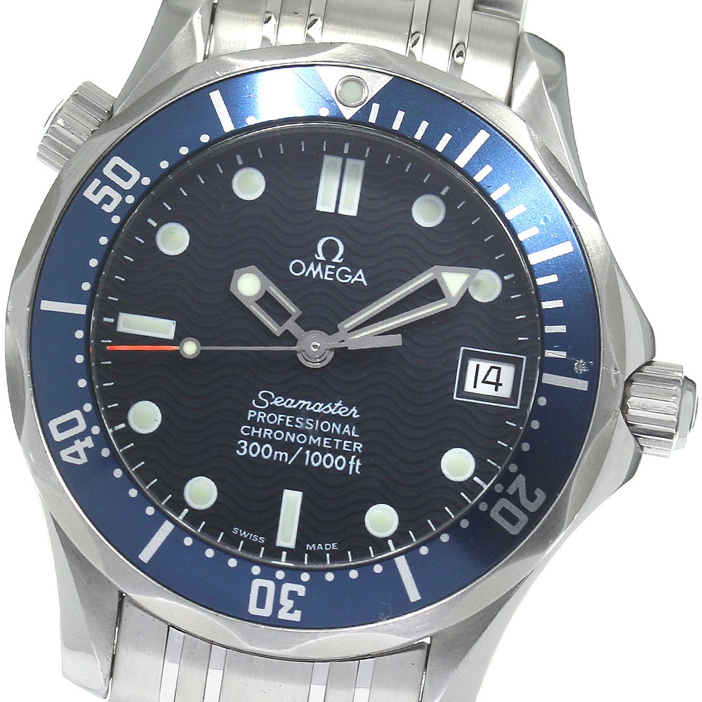 オメガ OMEGA 2551.80 シーマスター 300 デイト 自動巻き ボーイズ _821786【中古】