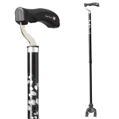 【非課税】ユーバ産業 多点杖 ２ウエイステッキ TW-0128-suzuran すずらん【送料無料】