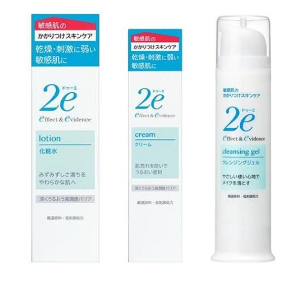 資生堂 ２ｅ（ドゥーエ） 化粧水 敏感肌用 140mL＆クリーム 敏感肌用 30g&クレンジングジェル 敏感肌用メイク落とし 95g