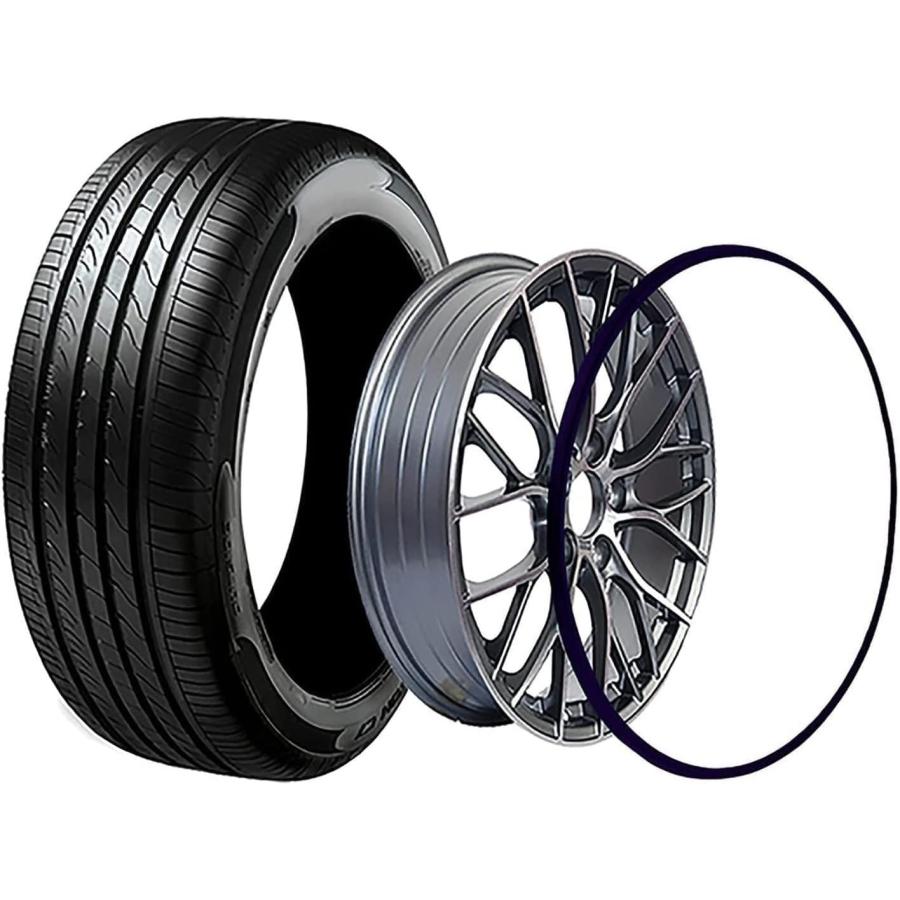 ホイールリムガード リムガード ホイール リムガード プロテクター 合金ホイールリムプロテクター 日産用 16-20インチ リムプロテクター リムエッジトリムプロテ