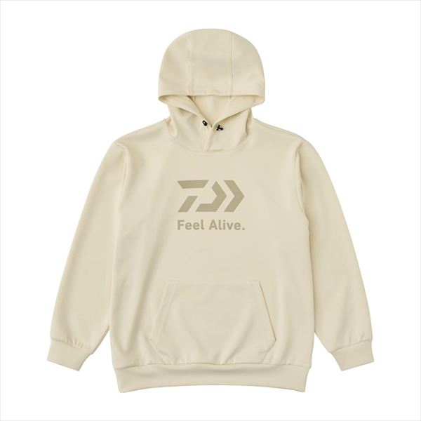ダイワ ウェア DE-8925 DANROTECHスウェットフーディー ライトベージュ M