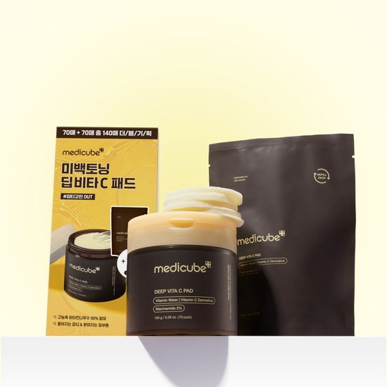 ディープ ビタ シー パッド おかわり 企画 (70枚+70枚) ビタミンCケア 透明肌