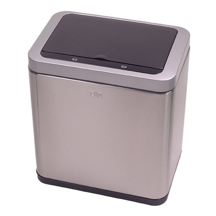 センサー式 ゴミ箱 12L 乾電池式 インナーボックス付き EK9233MT-12L シルバー