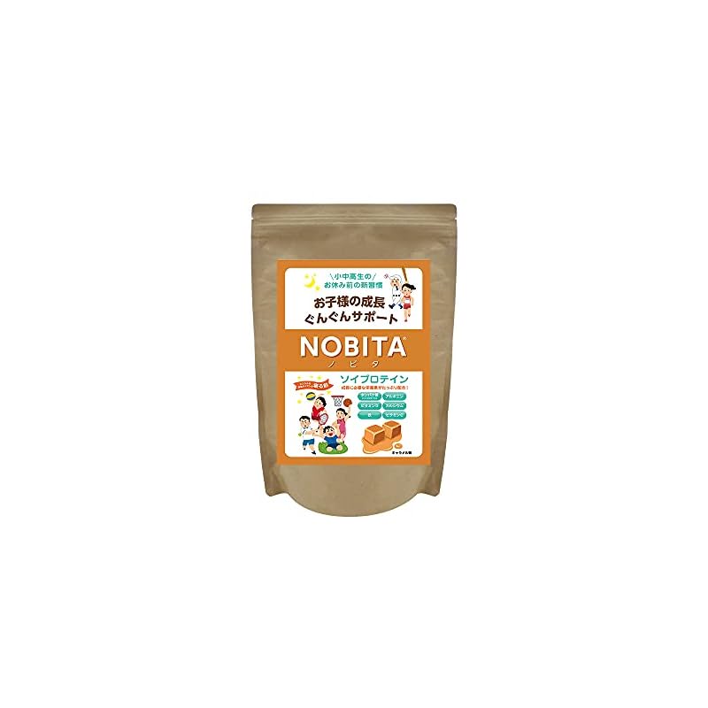 【3日以内発送】Spazio(スパッツィオ) NOBITA(ノビタ)ソイプロテイン キャラメル味 FD-0002