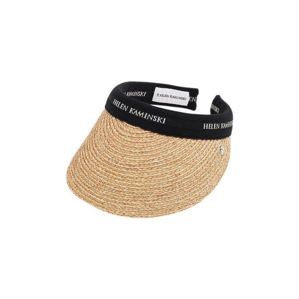 [ヘレンカミンスキー] SS26 女性 ビアンカ10 バイザー ハット HAT52491 NATURAL BLACK
