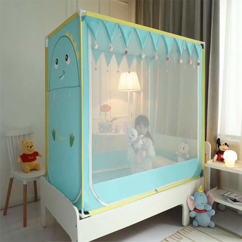 漫画ベッドタイプ子供の落下防止ジッパー蚊帳ベビーベッドベビーベビー 55 センチメートル 60 センチメートル 70 センチメートル 78 センチメートル 90 センチメートルベッド 7,064円