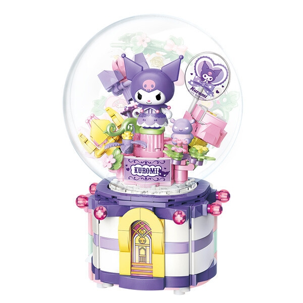 サンリオキャラクターズ ブロック 黒美 シュガーフラワー オルゴール ミュージックボックス