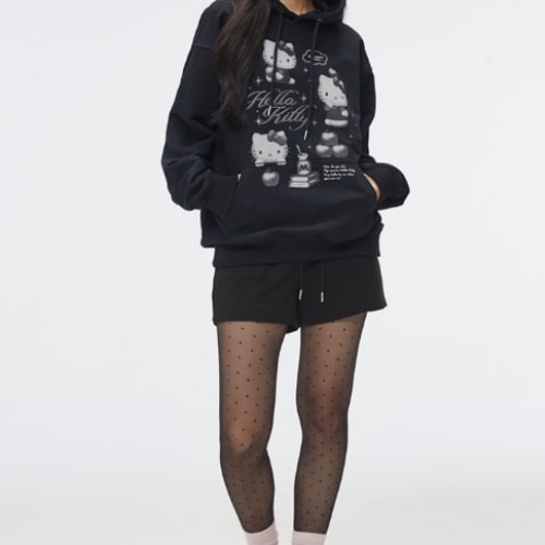 男女共用 ハローキティ フード プルオーバー