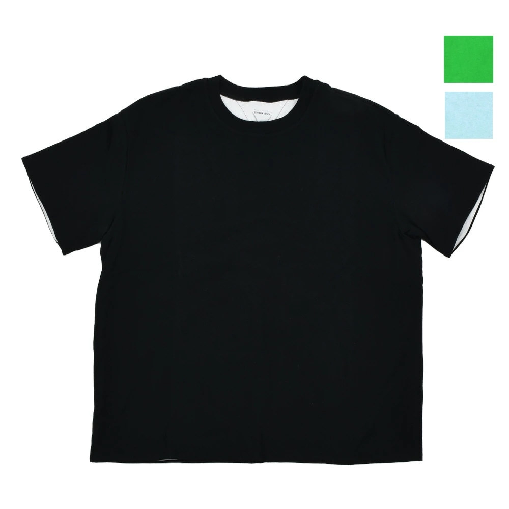 ボッテガヴェネタ Tシャツ メンズ カットソー クルーネック 半袖 ダブルレイヤー コットンジャージー BOTTEGA VENETA[661788] 41,600円