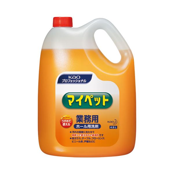 （まとめ） 花王 マイペット 4.5L 業務用505613(×5セット)