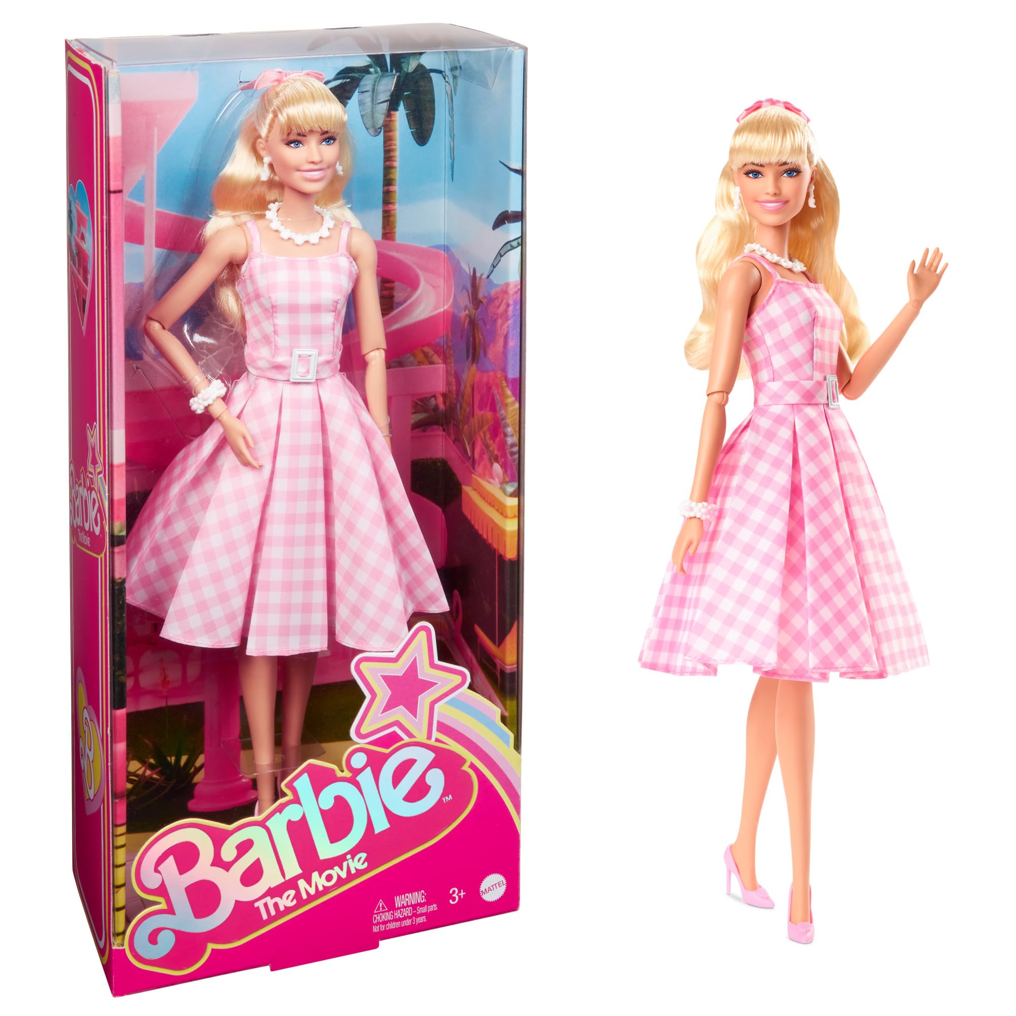 マテル(MATTEL) バービー(Barbie) 映画「バービー」 ギンガムドレス【着せ替え人形・ドール】 【3才~】 HPJ96