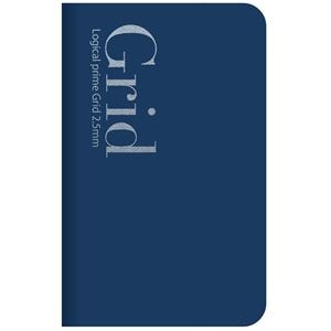 （まとめ） ロジカルプライムノート グリッド2.5 A6スリム／2.5mm方眼／120枚 NA601-10(×5セット)