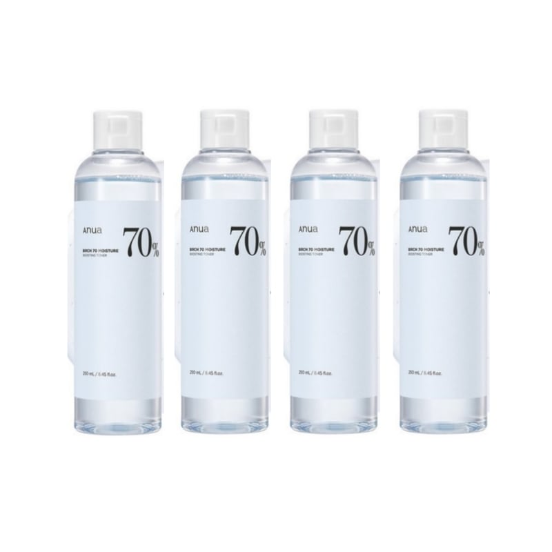 白樺 70 しっとりうる艶肌 水分ブースティングトナー 250ml 4個